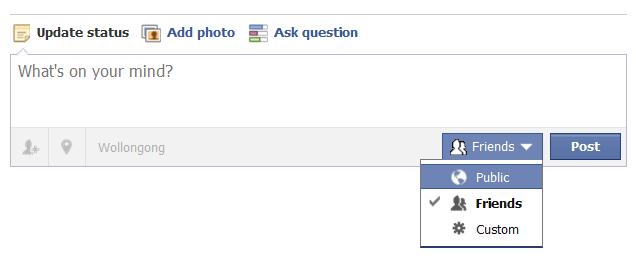 PublicFacebookStatus