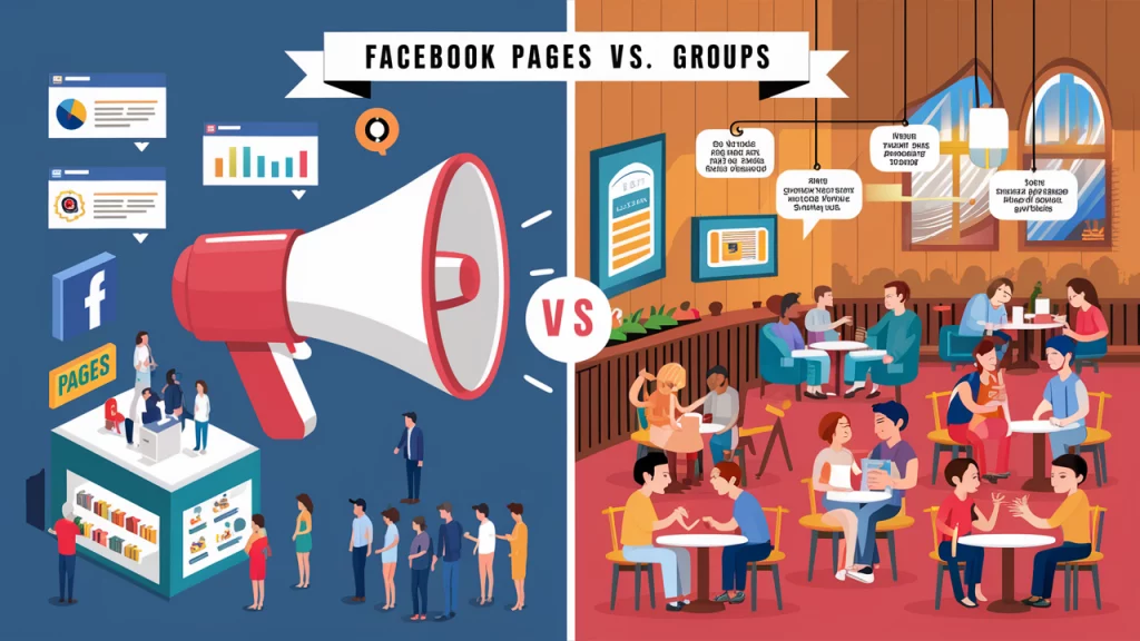 Facebook Pages and Groups Explained