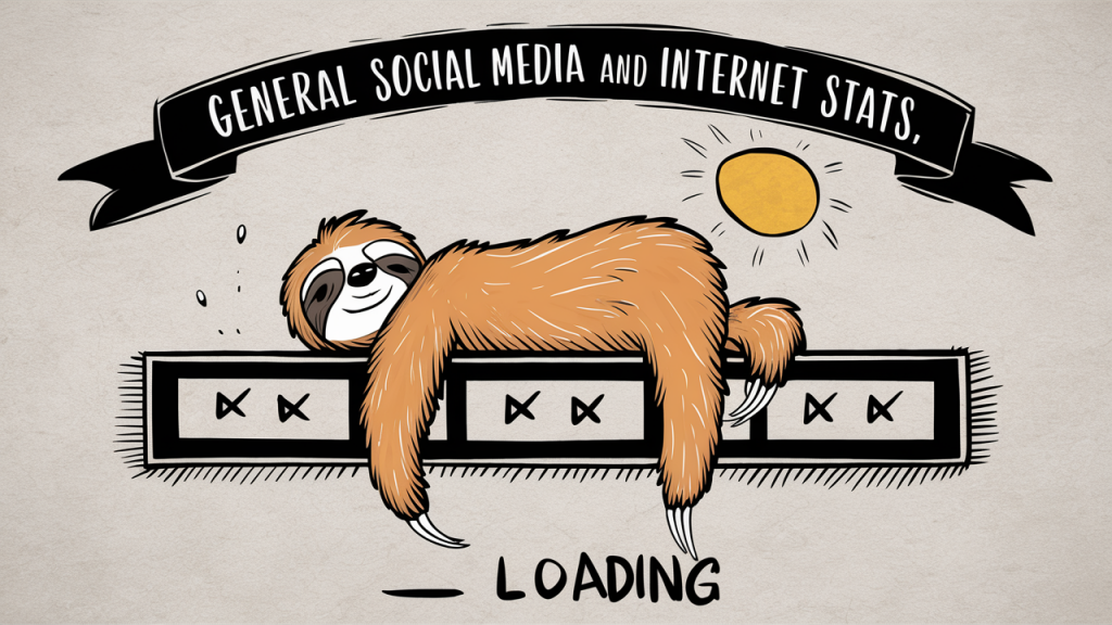 General social media and Internet stats